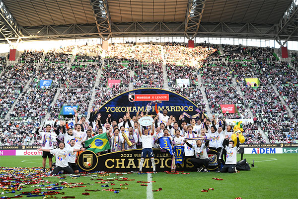 Yokohama F･Marinos have been crowned Meiji Yasuda J1 League for the fifth time since 2019