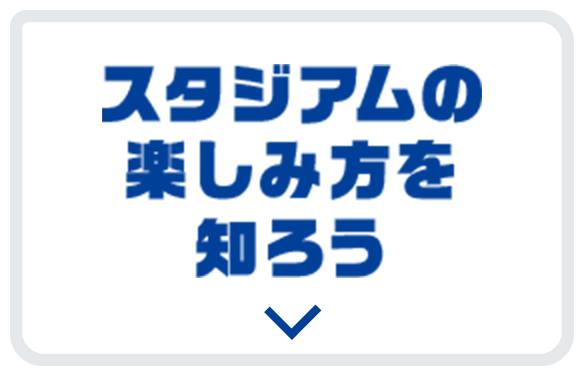 スタジアムの楽しみ方を知ろう！