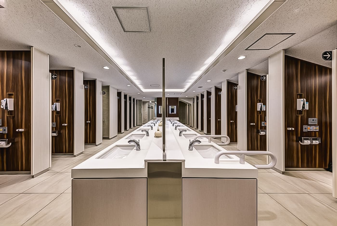 トイレが広くてきれいなのも嬉しい！
