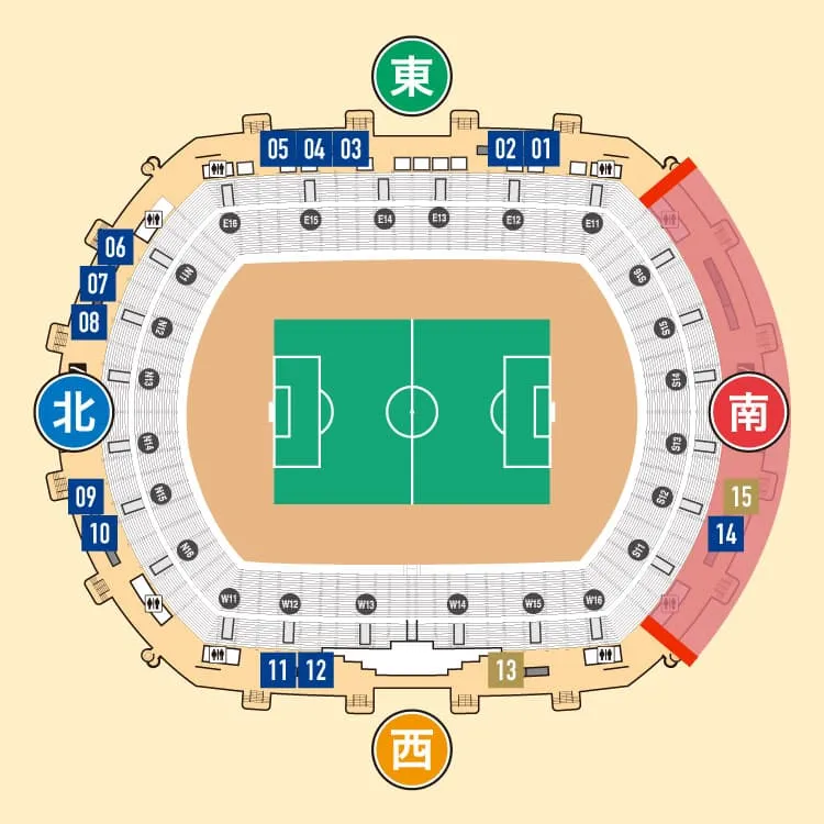 場内コンコース 5Fマップ