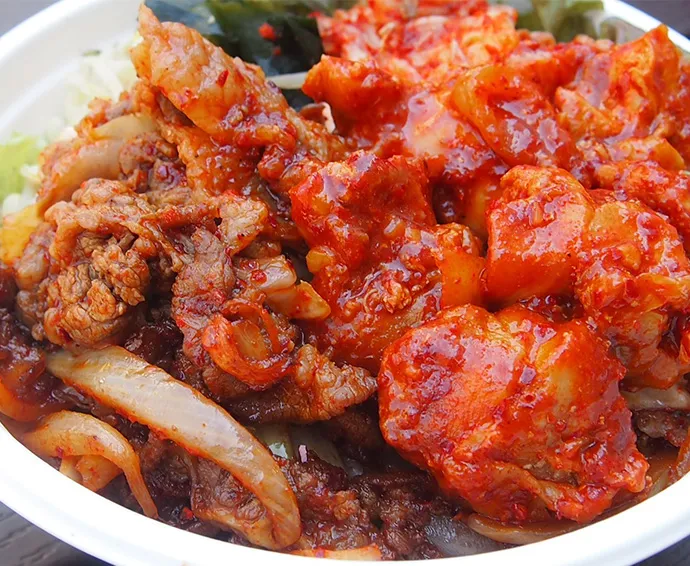 プルコギ&ダッカルビご飯