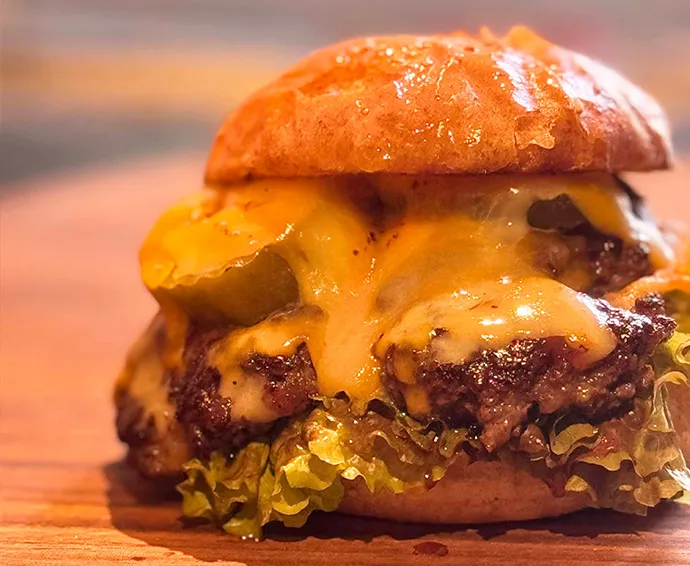 和牛スマッシュチーズバーガー