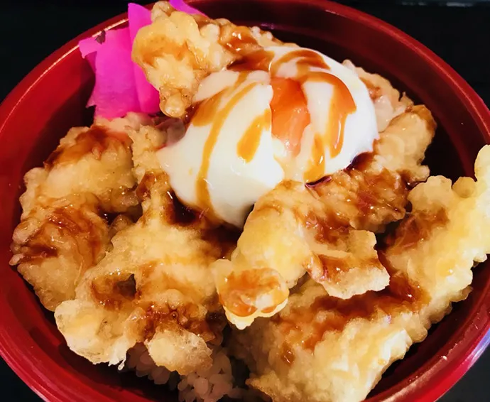 温玉とり天丼