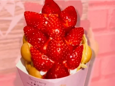 いちごスイーツのスタジアムグルメ
