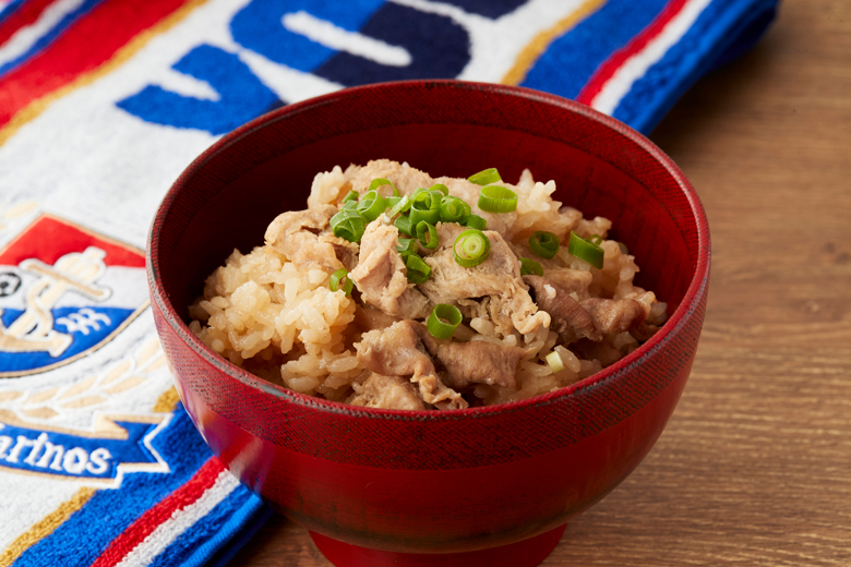 豚こま肉の炊き込みご飯