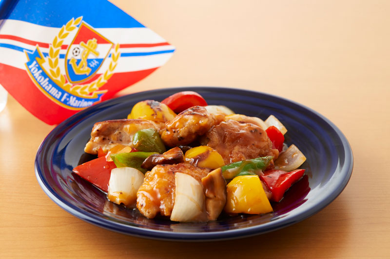 鶏肉とパプリカの甘酢炒め