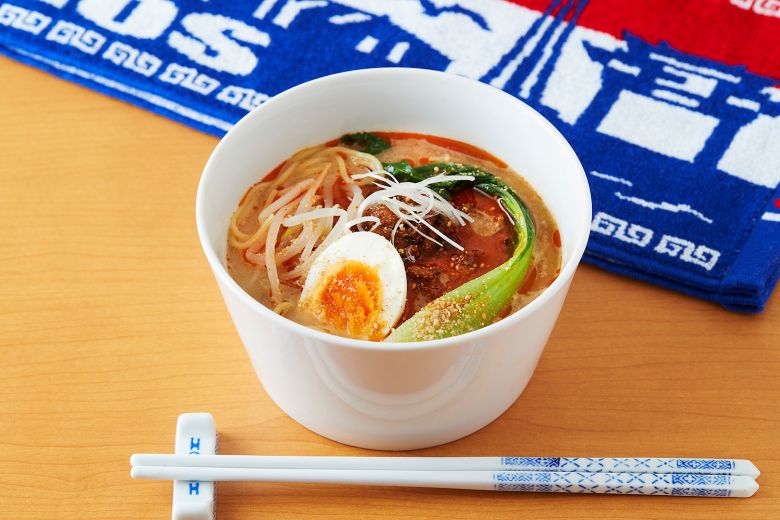 暑い季節になるほど選手に人気の「担々麺」