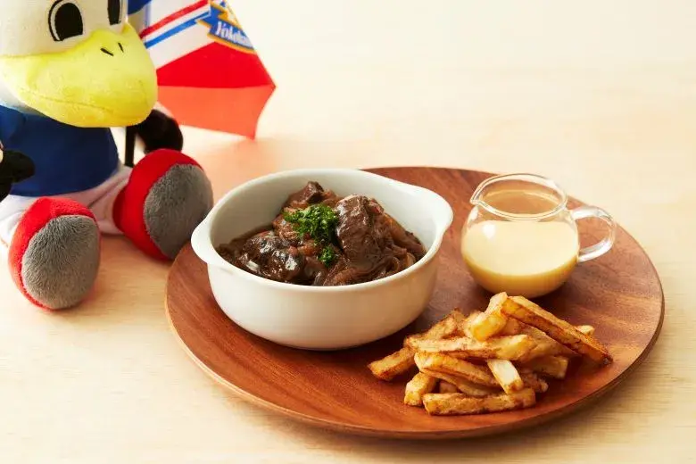 牛肉のビール煮＆フリッター（ベルギー）