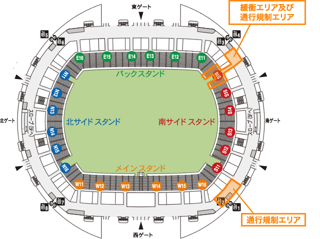 日産スタジアム 4F全体図