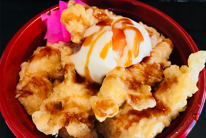 温玉とり天丼